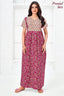 Pranjul 2031 Pink Floral Printed Nighty for Women