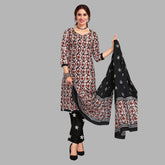 Ganpati Batik Pant Vol-9 Kurti Pant With Dupatta - 909