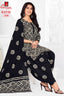 Ganpati Batik Print Cotton Readymade Salwar Suit and Patiala Pant with Dupatta - GB1509
