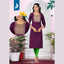 Heavy Rayon Slub Print with Embroidery Yoke Straight Cut Kurti KK01