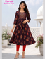 Kavya Jyothika Umberlla Tops with Embroidery Work