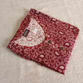 Maroon Pure Cotton Nighty - PN08