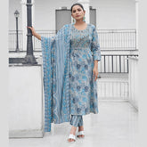 Mystic 9 Cotton Anarkali Suit - ROOP1003