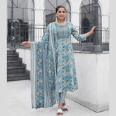 Mystic 9 Cotton Anarkali Suit - ROOP1007