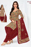 Pranjul - Cotton Printed Readymade Salwar Suit With Patiala Pant and Dupatta - P3933