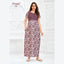 Pranjul Brand Pure Cotton Long Nighties P736