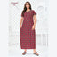 Pranjul Brand Pure Cotton Long Nighties P752