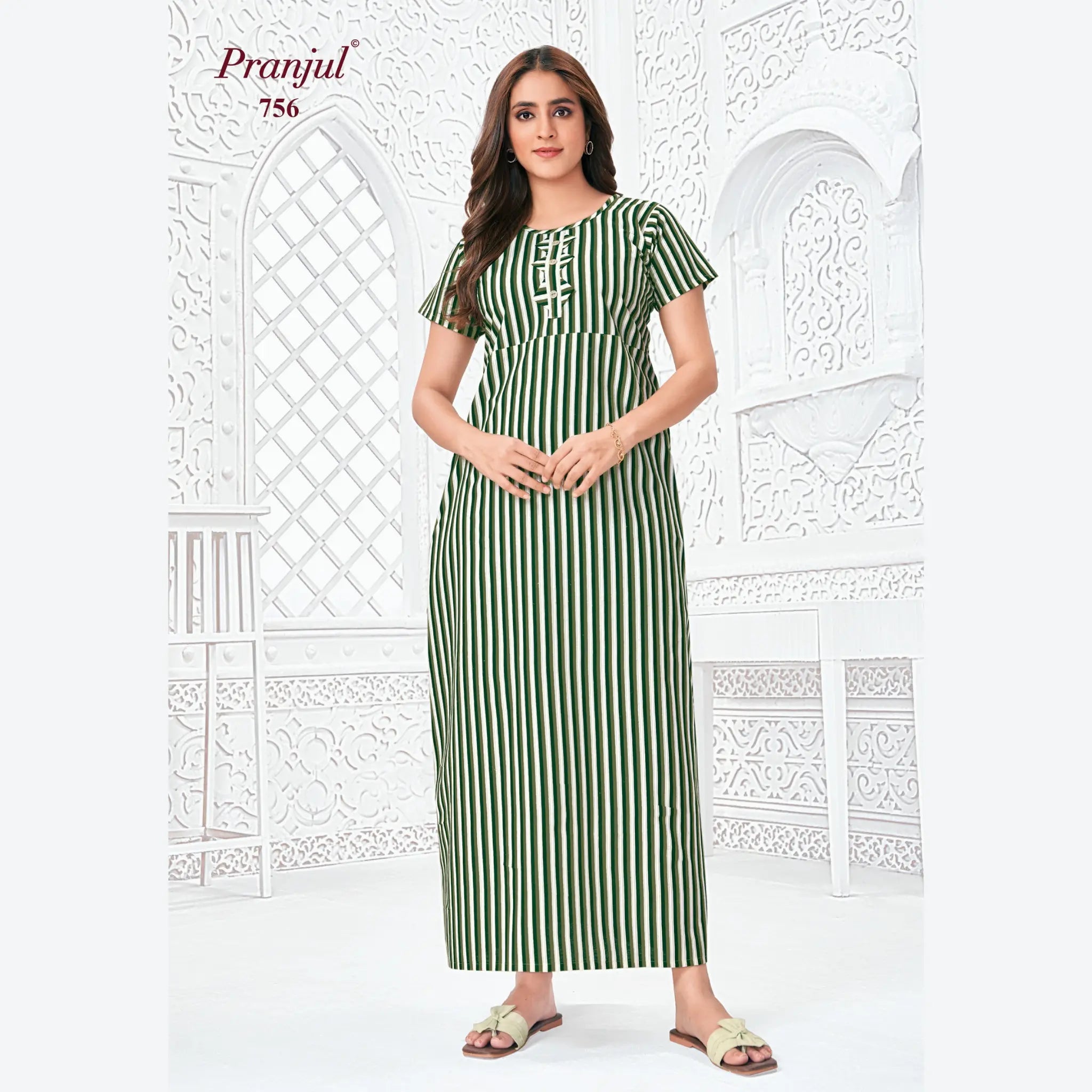 Long cotton nighties top
