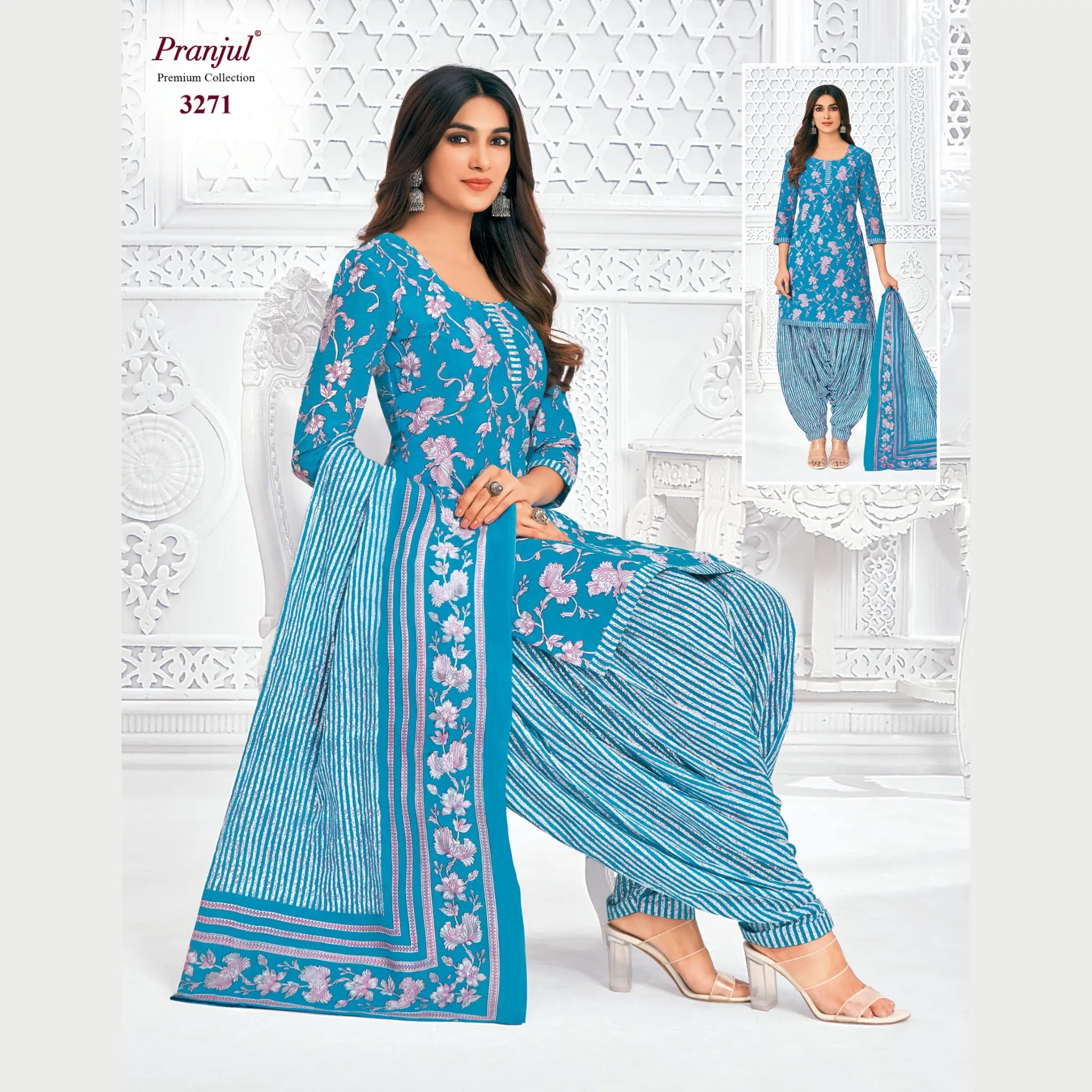 Pranjul Priyanshi Volume 32 Readymade Patiyala Special P3271
