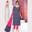 Ready to Wear Indigo Blue Batik Printed Cotton Salwar Suit GB809