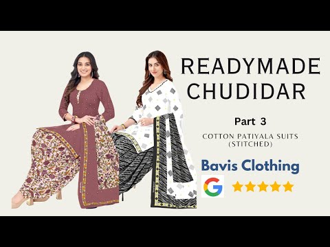 White Printed Kurti with Black Patiala Pant and Dupatta - Cotton Fabric
