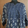 Chic Printed Rayon Kurti for Women with Foil Work & Neck Embellishment - Sabnam1006
