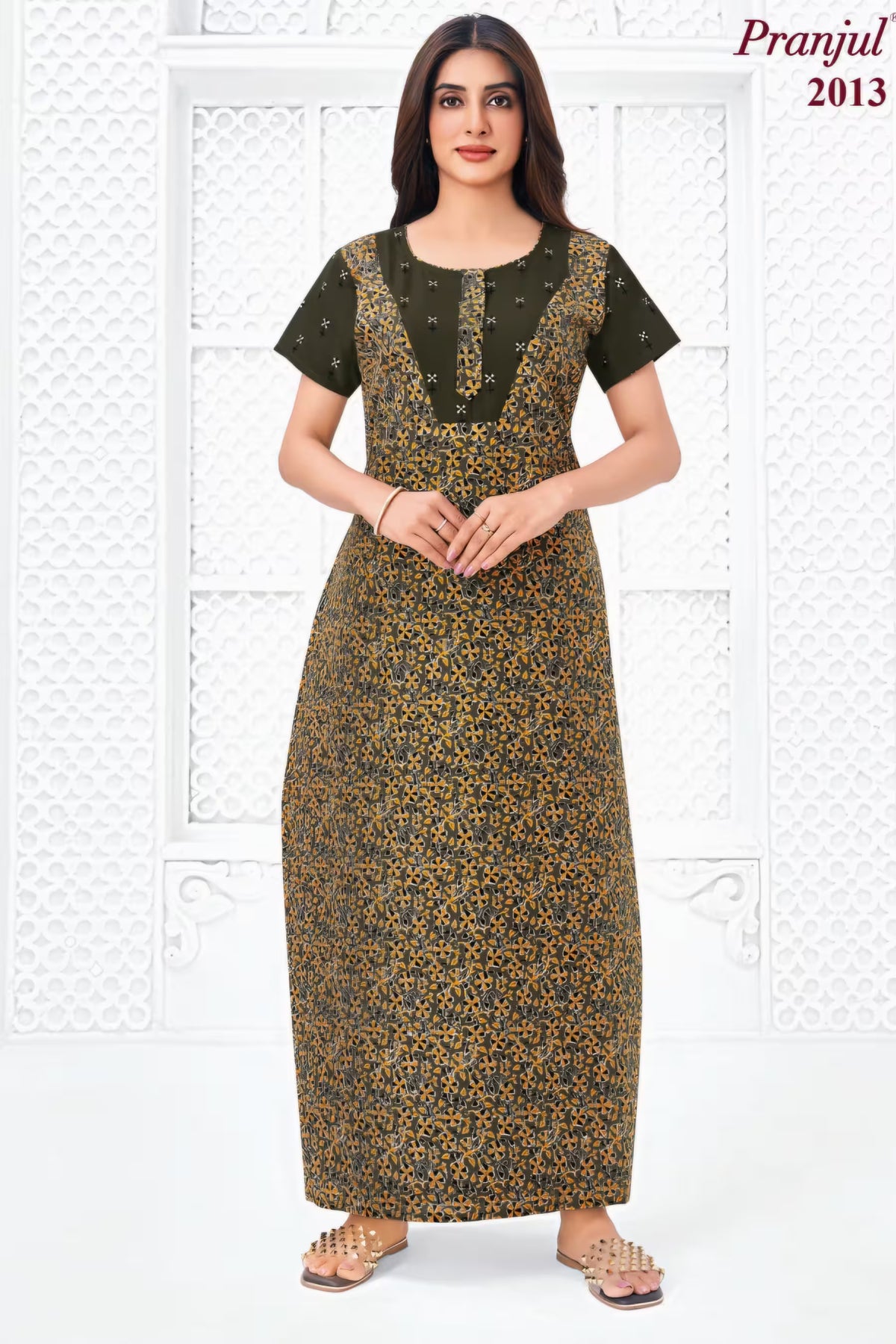 pranjul-2013-printed-cotton-nighty-women-olive-green-floral