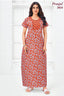 Pranjul 2034 Coral Printed Nighty for Women | Full Length