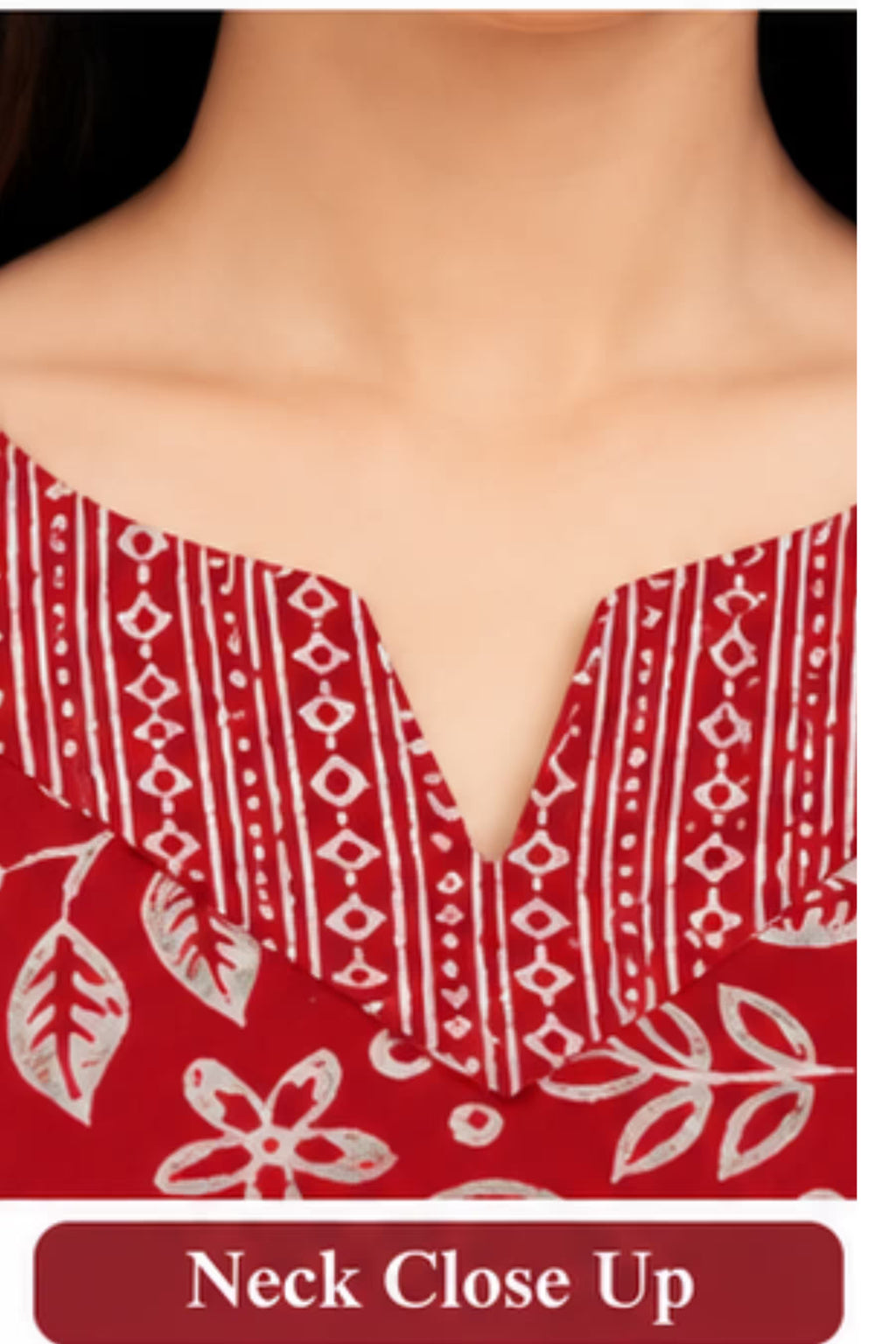 Pranjul 2077 Nighty - Neck Pattern | Bavis Clothing