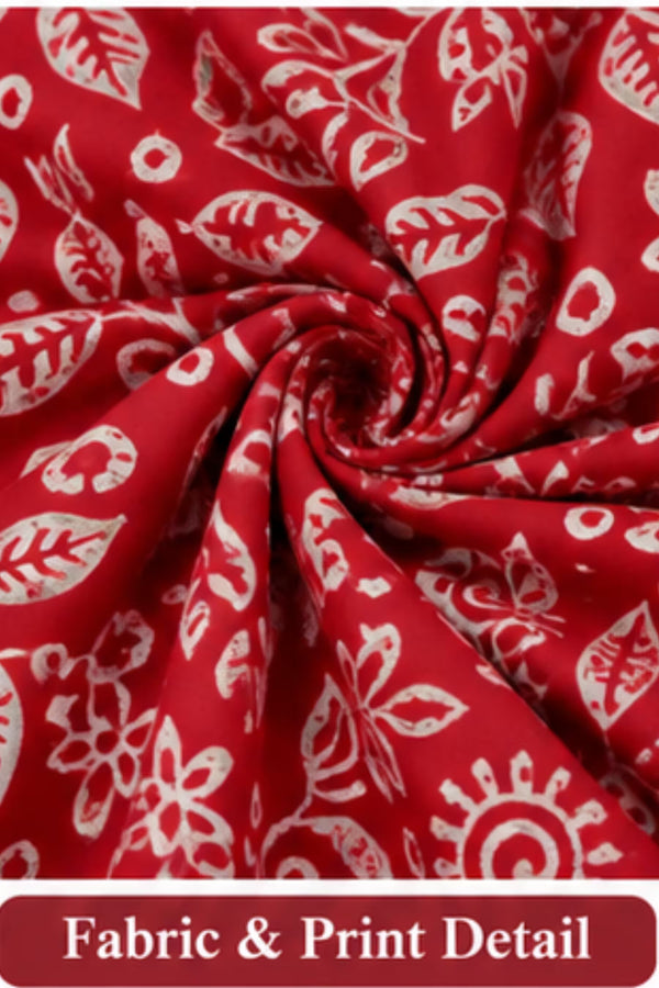 Pranjul 2077 Nighty - Fabric and Print Detail | Bavis Clothing