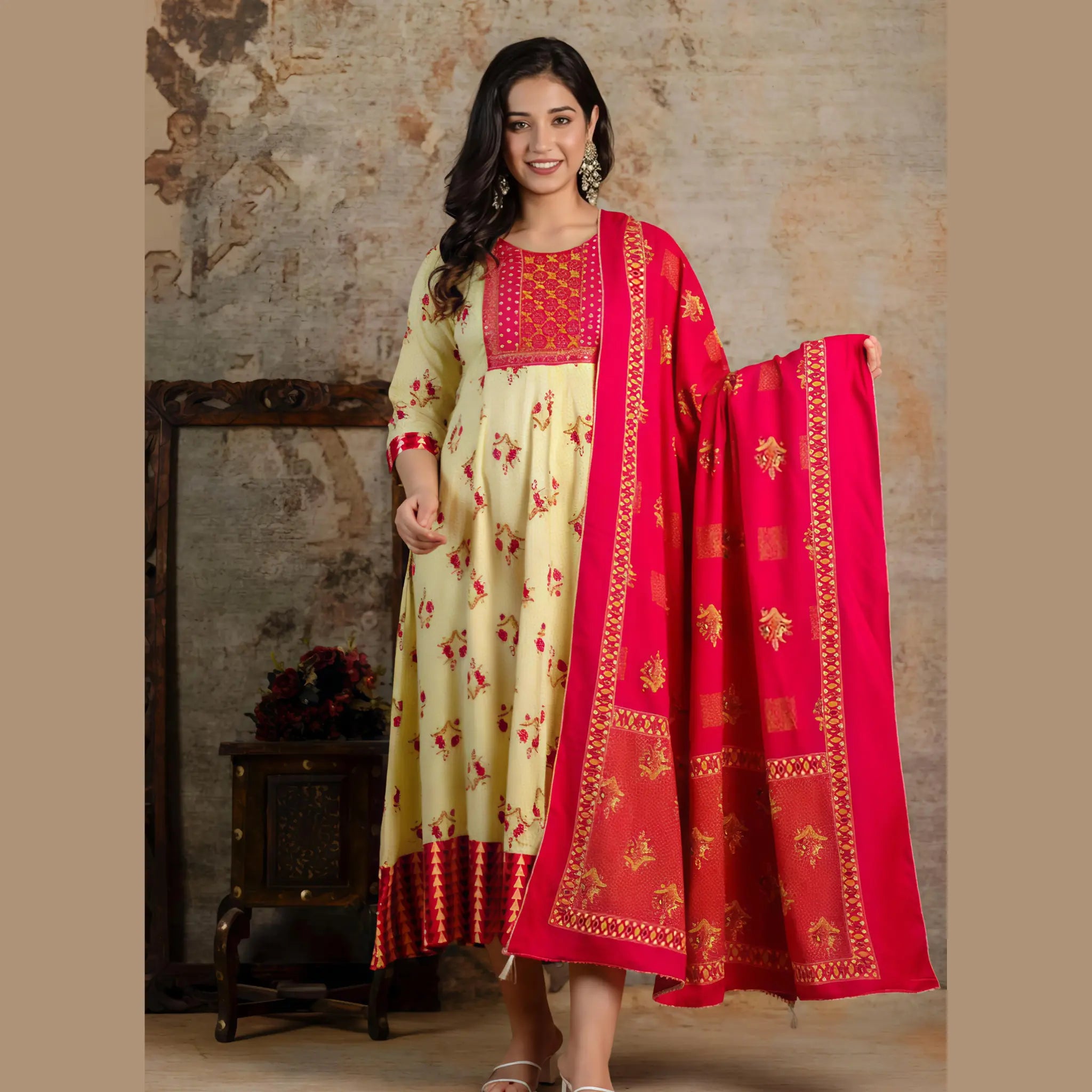 Anarkali with Dupatta 705A Main image