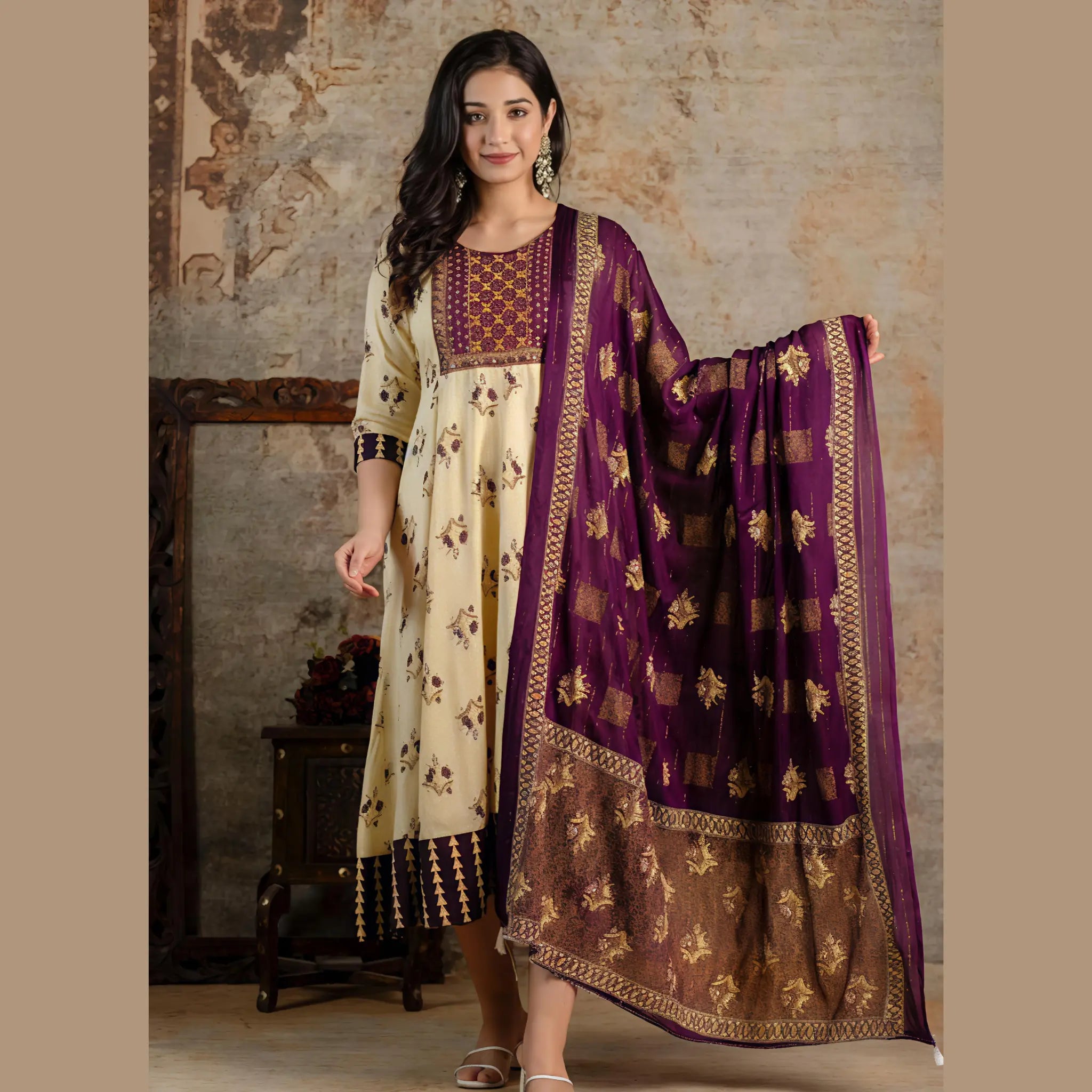 Anarkali with Dupatta 705D Main image