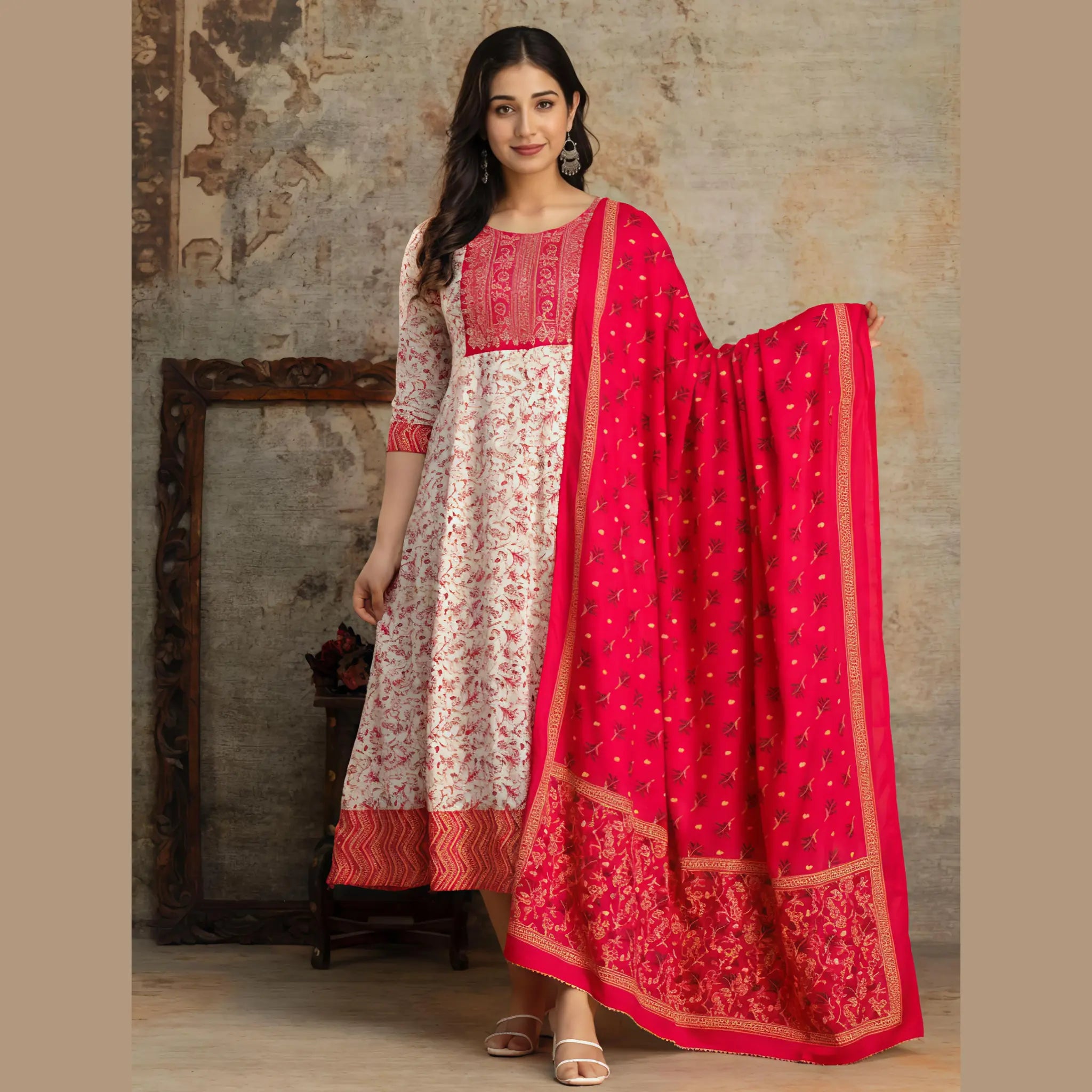 Anarkali with Dupatta 709D Main image