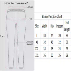 Pant Size Chart