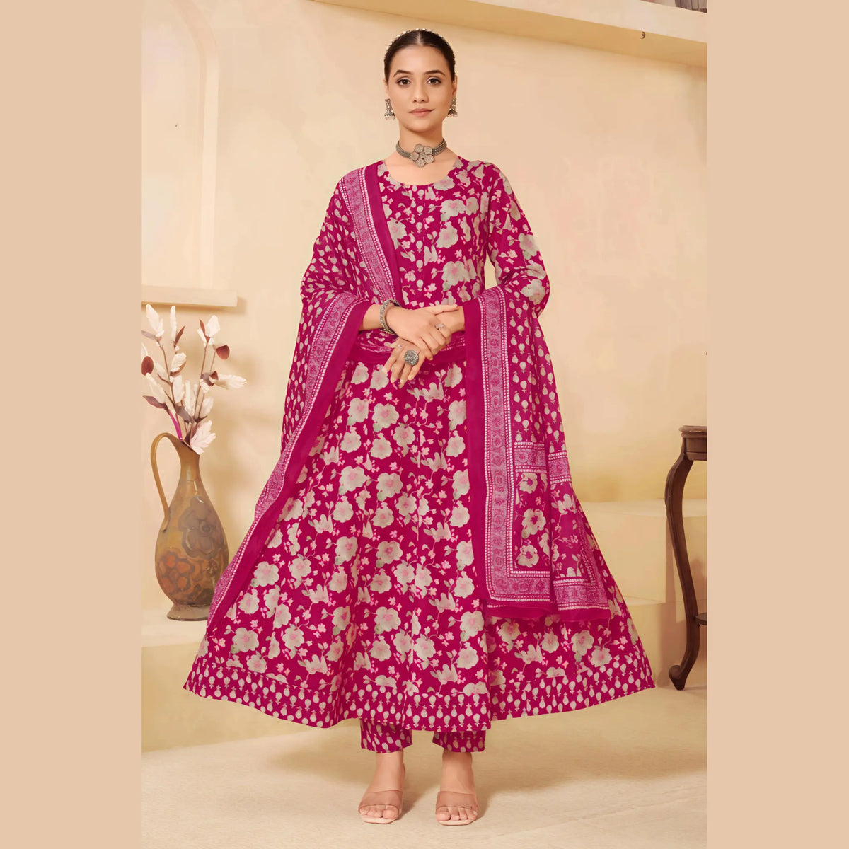 Ganpati Anarkali Readymade Salwar Suit Set Volume 9