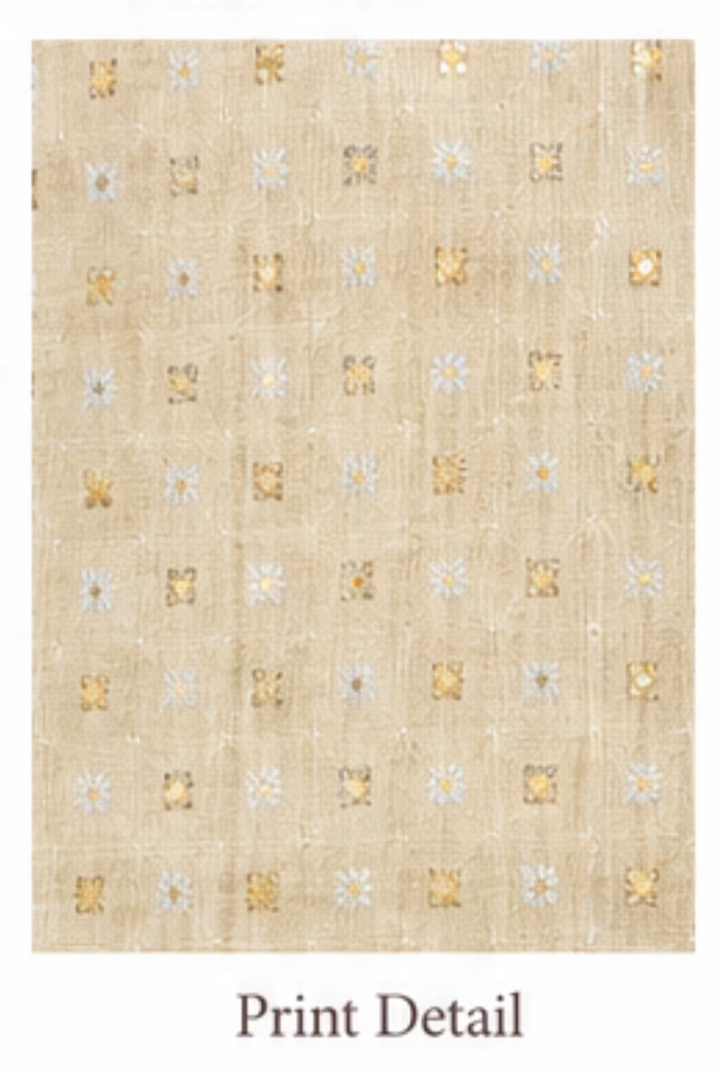 Print Detail - Beige Cotton Straight Kurta Pant Set with Dupatta | Bavis Clothing