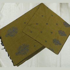 Cotton Saree with Embroidery Work - CS05