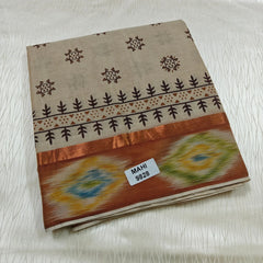 Cotton saree with Zari Border - Mahi 9828A