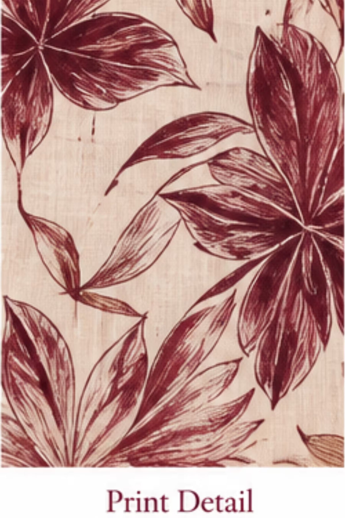 Print Detail - Cream Maroon Floral Kurta Pant Set with Striped Dupatta for Women | Bavis Clothing