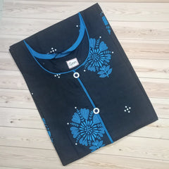 Designer Printed Cotton Kurti – Straight Fit