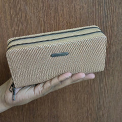 Double Compartment Wallet - 1591 - Khaki