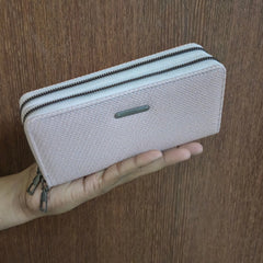 Double Compartment Wallet - 1591 - Pink