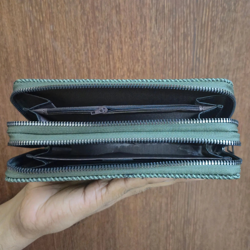 Double Compartment Wallet - 1591 - Pink