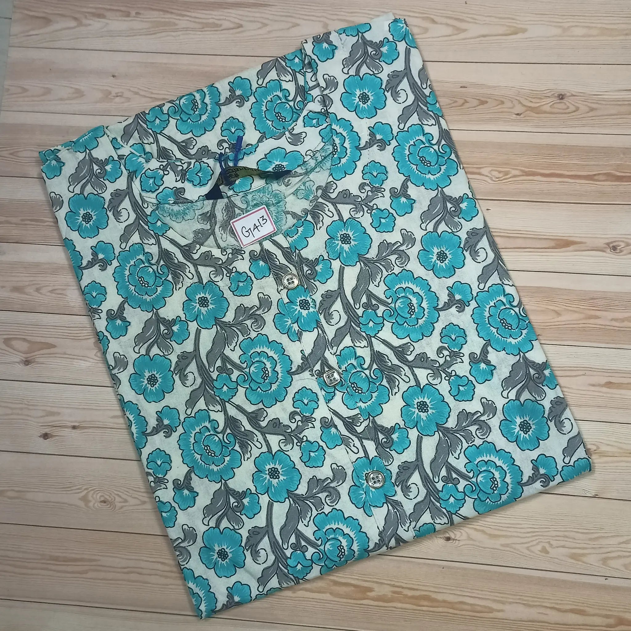 Elegant Daily Wear Printed Cotton Straight Kurti Main image