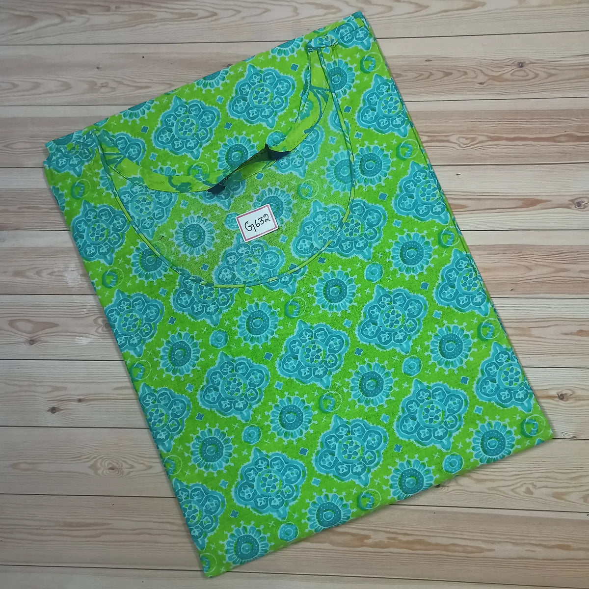 Everyday Wear Cotton Printed Straight Cut Kurti