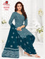 Ganpati Cotton Suit - Batik Print - Readymade Salwar Suit - Patiala Model - GB1311