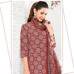 Ganpati Parul Readymade Pure Cotton Printed Kurti Set GP2537