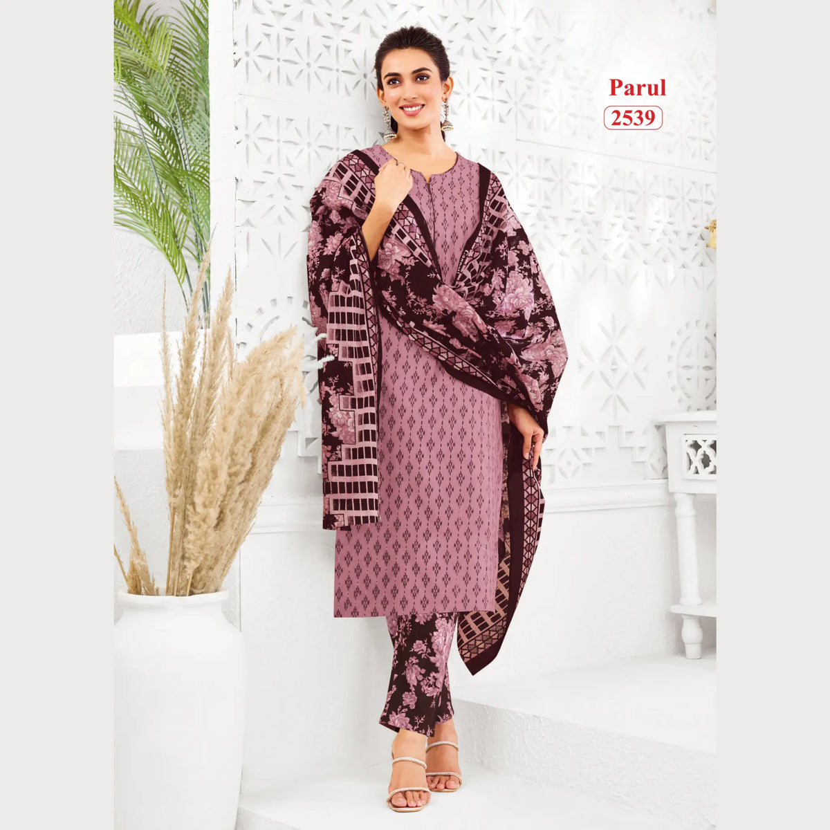 Ganpati Parul Readymade Pure Cotton Printed Kurti Set GP2539