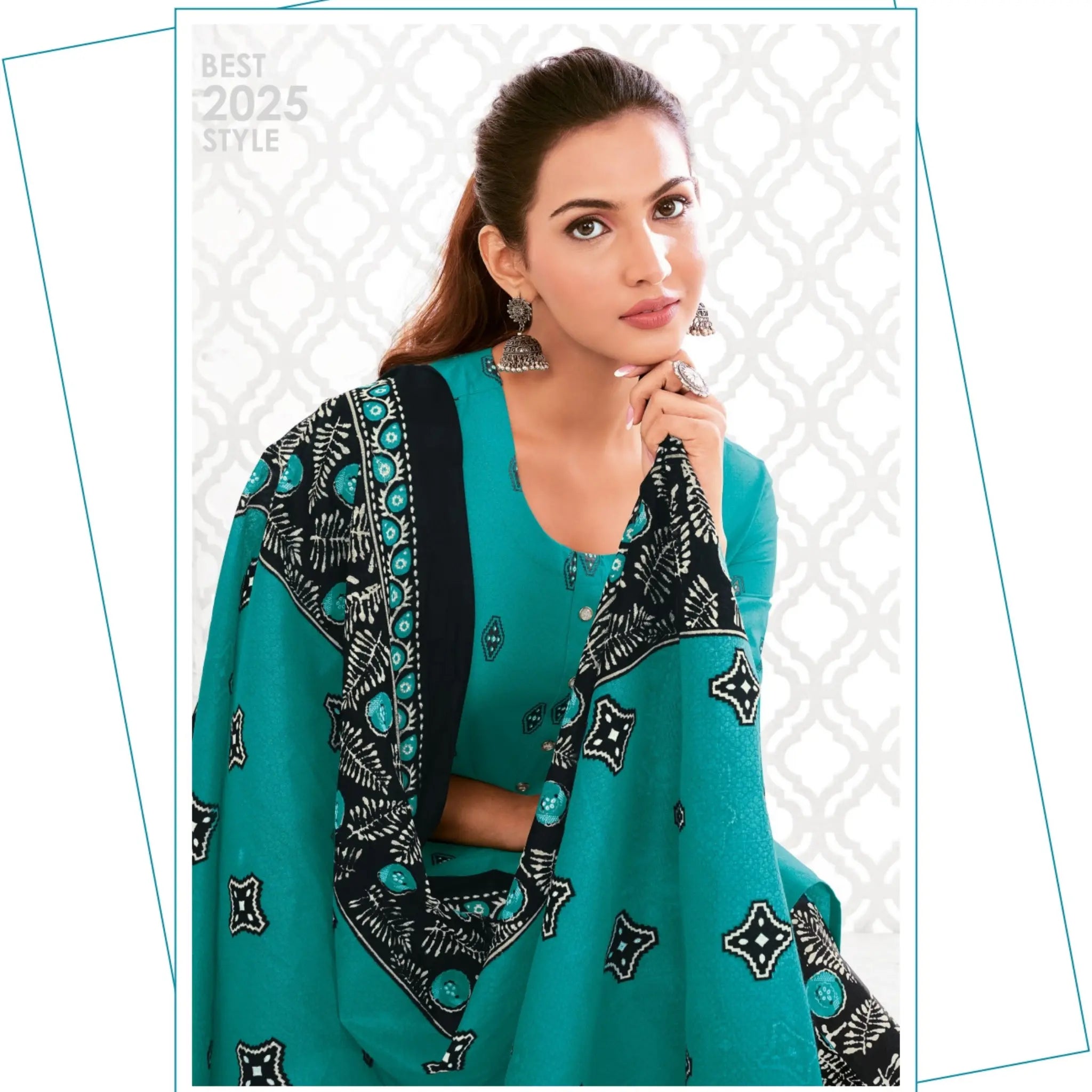 Ganpati Parul Readymade Pure Cotton Printed Kurti Set GP2540