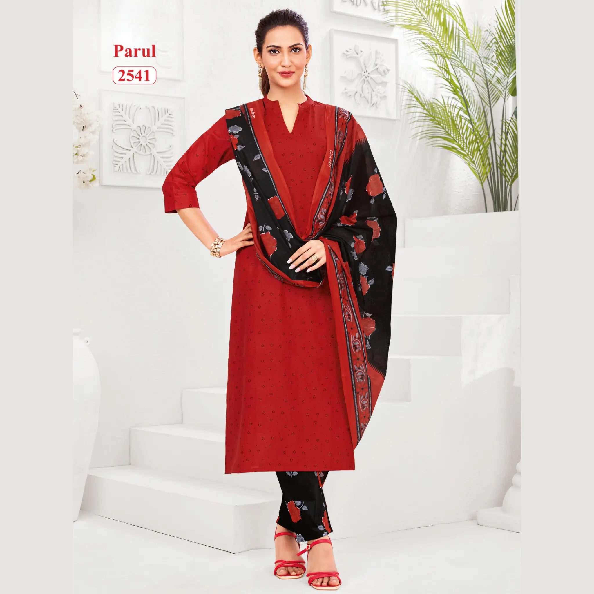 Ganpati Parul Readymade Pure Cotton Printed Kurti Set GP2541 Main image