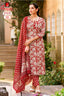Ganpati - Jaipuri Special - Cotton Readymade Salwar Suit with Straight Pant and Dupatta - GJ359