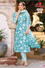 Ganpati - Jaipuri Special - Cotton Readymade Salwar Suit with Straight Pant and Dupatta - GJ363