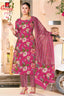 Ganpati - Jaipuri Special - Cotton Readymade Salwar Suit with Straight Pant and Dupatta - GJ364