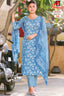 Ganpati - Jaipuri Special - Cotton Readymade Salwar Suit with Straight Pant and Dupatta - GJ365
