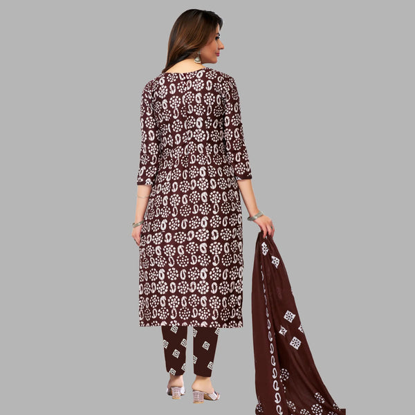 Ganpati Batik Pant Vol-9 Kurti Pant With Dupatta - 903