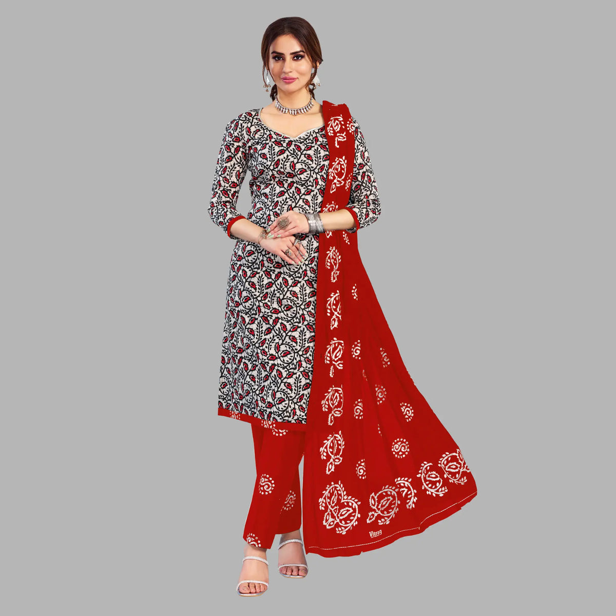 Ganpati Batik Pant Vol-9 Kurti Pant With Dupatta - 904 Main image