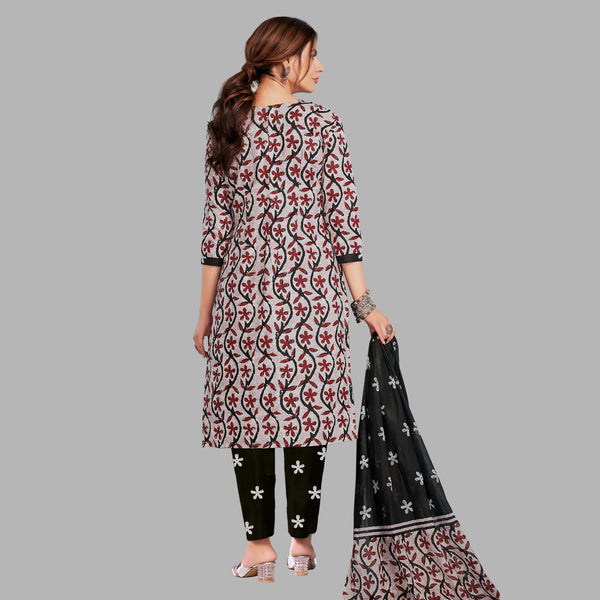 Ganpati Batik Pant Vol-9 Kurti Pant With Dupatta - 909