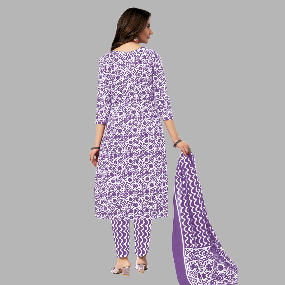 Ganpati Batik Pant Vol-9 Kurti Pant With Dupatta - 911