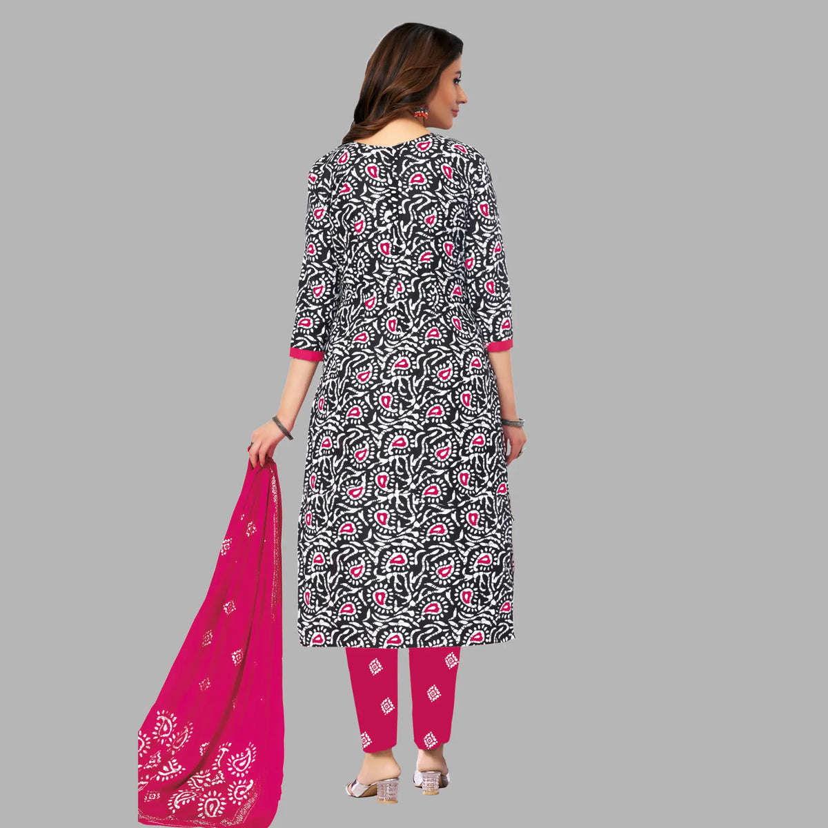 Ganpati Batik Pant Vol-9 Kurti Pant With Dupatta - 912