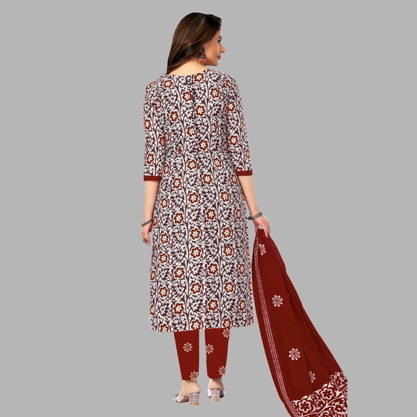 Ganpati Batik Pant Vol-9 Kurti Pant With Dupatta - 915
